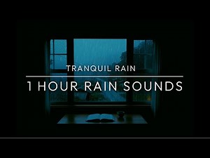 Calming Rain Sounds for Sleep – Night Window Rain – Soothing Rainfall Ambience – 1 Hour
