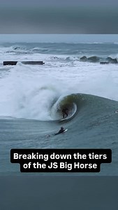 @brettbarley prefers step-ups with the wide point forward, designed to be ridden shorter in heavy conditions. The Big Horse by @jsindustries99 is not that. Think narrow nose and volume hidden along the stringer, tapering into pinched rails. Watch Brett put Tier 1 and Tier 2 of the Big Horse through the paces in Episode 5 of Under The Glass. Now playing at the link in our bio. @realwatersports | Surfline
