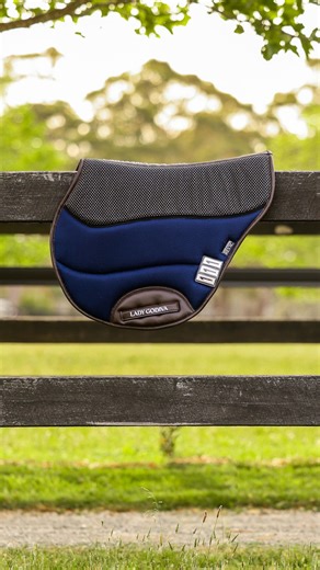It’s the little details that elevate performance. The ReVXC features faux leather binding and a reinforced girth patch — adding durability where it counts, and a polished finish that looks as good as it rides. Style meets strength, built for cross country. #ladygodivaequestrian #ecofriendly | Lady Godiva Equestrian