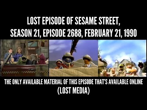 Lost Episode of Sesame Street, Season 21, Episode 2688, Gina and Mike practice driving (Lost Media)