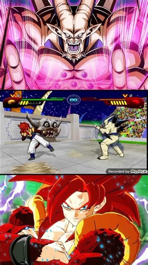 غوجيتا سوبر سايان 4 ضد اوميغا infinite world mod