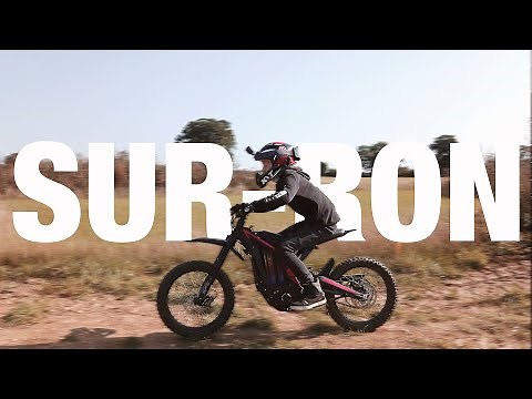 SUR-RON E BIKE KIDS OFF ROAD / FIRST TIME RIDING / MOTOCROSS / ELECTRIC