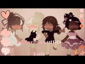 |🩰| 4 Ballerina outfits for Gacha club |🩰| **READ DESC** |🩰|