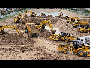 Massive RC Construction Vehicles Expand the Overcrowded City