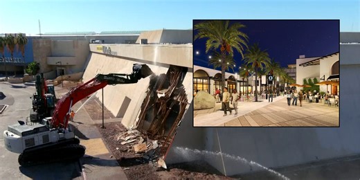 Demolition on Metrocenter Mall begins; redevelopment plans unveiled