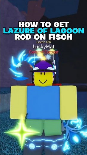 How to get The *ASURE OF LAGOON* Rod on Fisch 🤩 #roblox #fisch