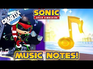 How to Find All 11 New Music Note Locations in Sonic Speed Simulator (Battle of the Bands)