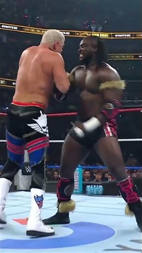 Cody Rhodes was quick but Oba Femi was quicker! 😳 #SNME