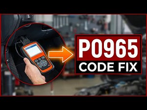 How To Fix P0965 Code - Transmission Pressure Control Solenoid B Repair