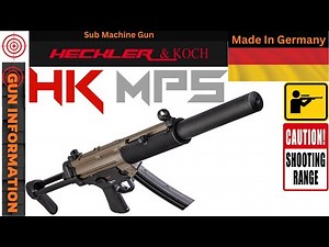 🇩🇪Heckler & Koch MP5 Sub Machine Gun Info Made In Germany "One Of The Best" Roller Delayed Blowback