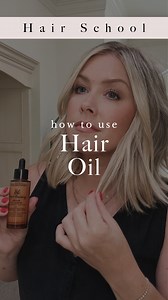 9.8K views · 98 reactions | Class 9️⃣ of Hair Product School! It’s time for hair oil! This is the secret ingredient for shine, softness, hydration, and reduces flyaways! I prefer to use it dry, but you can use hair oil on wet or dry hair! Find the product I used on LTK here: https://www.shopltk.com/explore/k8_smallthings/posts/3cf8c9fa-f505-11ed-8a11-0242ac110002 | The Small Things Blog | Facebook