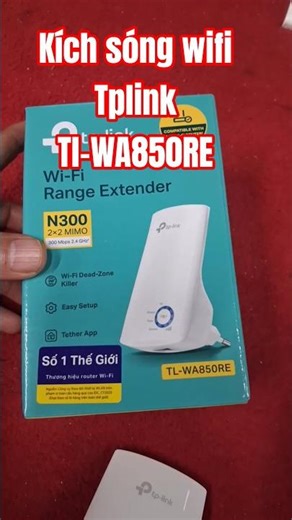 Mở hộp kích sóng wifi TP LINK TL-WA850RE #shortvideo #shortsvideo #shortvideos