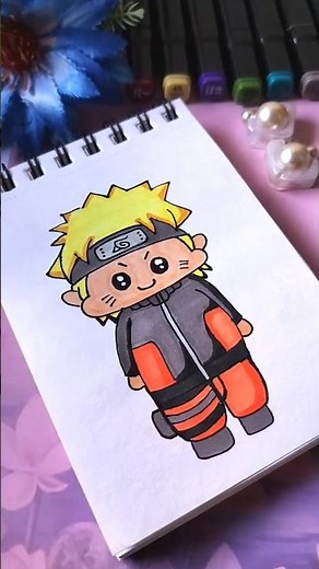Cute Naruto Drawing 🧡 Easy Anime Character Art for Kids & Beginners Simple Naruto Drawing Tutorial