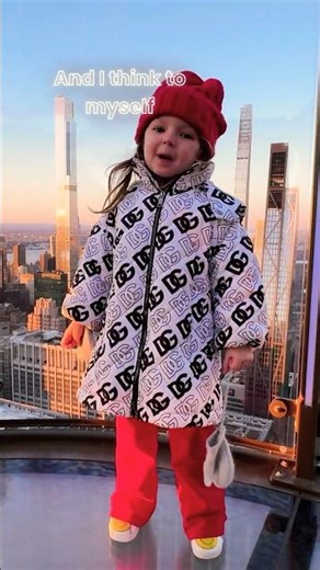 🗽4-Year-Old Sings "What a Wonderful World" Above NYC — You’ll Cry! 🥹✨