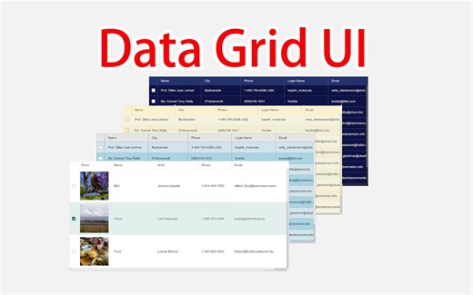 【Unity3D插件】Data Grid UI