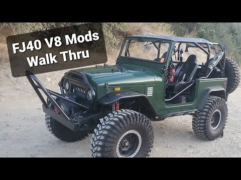 FJ40 V8 Modifications Walk Around 4K