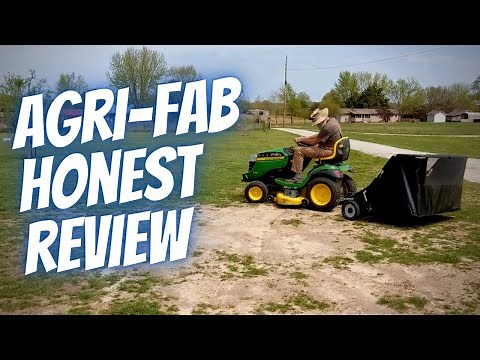 Agri-Fab 52" Lawn Sweeper Use and Review