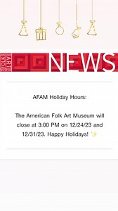 American Folk Art Museum on Reels | Facebook