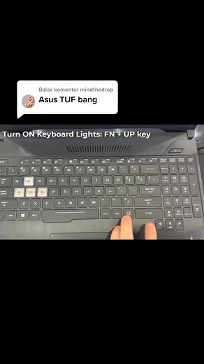Membalas @mindthedrop cara menghidupkan lampu keyboard #keyboard #laptop #basitfamfren #fyp @fd_albasit25
