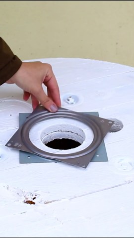 DIY Spinning Cable Reel Table #diy