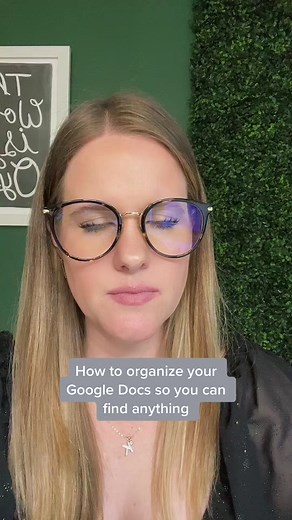 How to organize your Google Docs so you can find anything. This is a game changer for our company! #OrganizationHacks #GoogleDocs #OrganizeYourBusiness