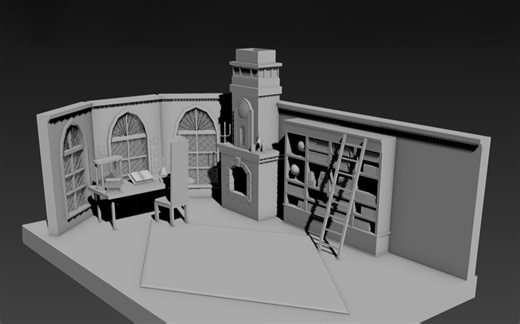 【3DMAX零基础】房子全部建模，零基础怎么学会搭建游戏场景