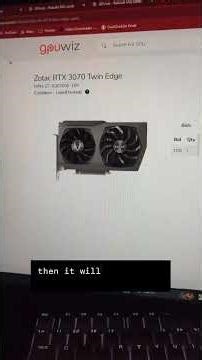 Sell GPU with a hassle-free experience. no photo, writing description.t list inspect and get paid