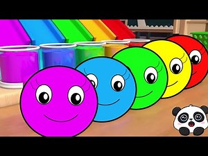 🔴 🟠 🟡 🟢 🔵 تعليم الاطفال الالوان مع الكرات الملونه باللغة العربية | ملونة أطفال تعليم الالوان للاطفال