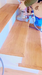 Transforming my customer stair with a fresh coat of polyurethane! ##Interiordesign #homedecor #homesweethome #remodeling #homeimprovementprojects #remodeling #hardwoodfloors #sanding #refinishing #staining #perfectfloorscraping #longislandfloorsnyc #longislandfloors #windows #painting #tiledesign #flooringdesign #flooringcontractor #flooringinstallation #homedepot #lowes #hardwoodflooring #oakflooring #pineflooring #bathroom #kitchen #diningroom #livingroomdecor #longisland | Jimmy's Flooring