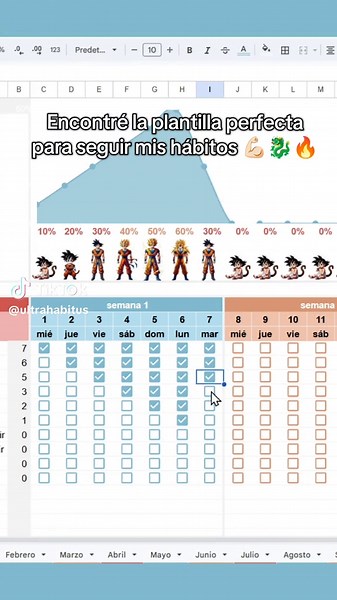 Plantilla Perfecta para Seguimiento de Hábitos y Metas