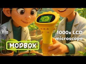 MODBOX: This 1000x LED Screen Microscope Rocks! Basic Instructions and Setup