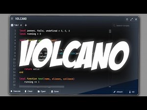 Roblox Executor VOLCANO Exploit has UPDATED for FREE