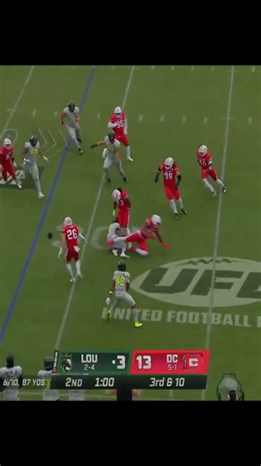 That UFL Hit Was INSANE 🤬 #ufl #football #viral