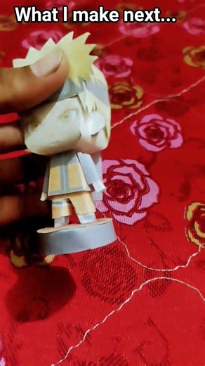 Naruto paper craft anime figure # what I make next....
