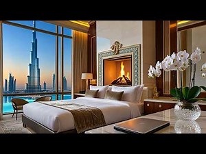 Dubai Dream: Luxury Hotel Room with Stunning Burj Khalifa Views 🌆✨