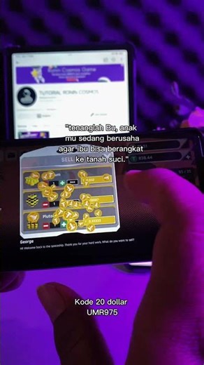 Tutor ada di Youtube Tutorial Ronin Cosmos bisa ditonton sampai habis #gameronincosmos