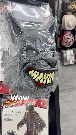 WEREWOLF MASK & COSTUME SPIRIT HALLOWEEN PROPS & STORE TOUR 2025 #spirithalloween #halloween