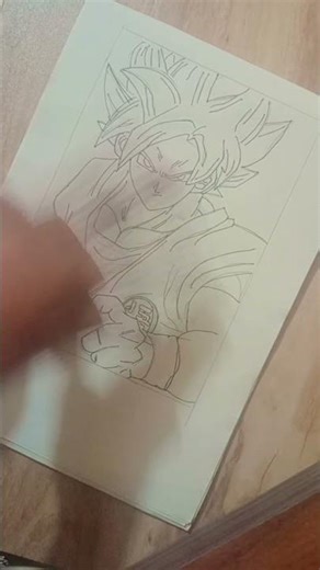 i draw goku super saiyan blue #goat