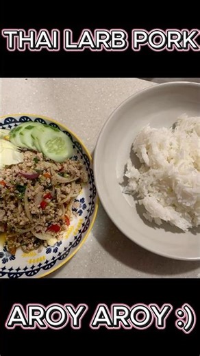 👉 Spicy Thai Larb Pork 🔥 So Fresh & Addictive!
