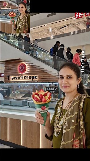 தோசை la sweet ah | Swril Crepe 🍓 | New York-ல் Popular Crepe Shop Experience 😋