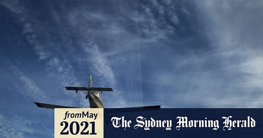 Video of crop dusting plane flying near neighbours