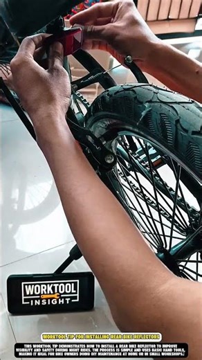 Worktool Tip for Installing Rear Bike Reflectors