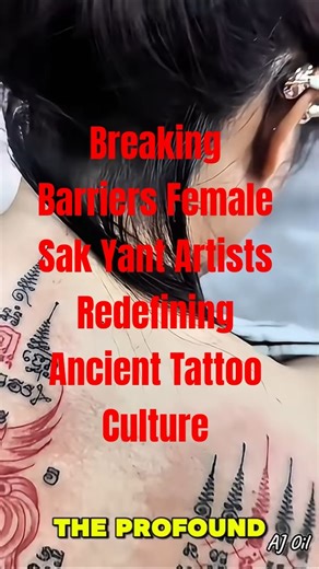 Breaking Barriers Female Sak Yant Artists Redefining Ancient Tattoo Culture