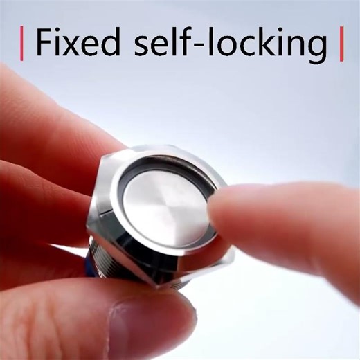 16mm 19mm 22mm Metal Push Button Switch Momentary/Latching Flat