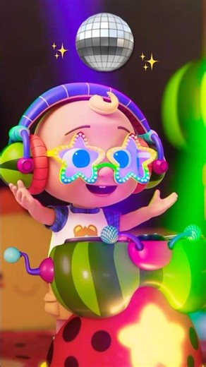 PeekaBOO BOP 🪩🎶! Baby DJ has a new REMIX! #shorts #kidsdance