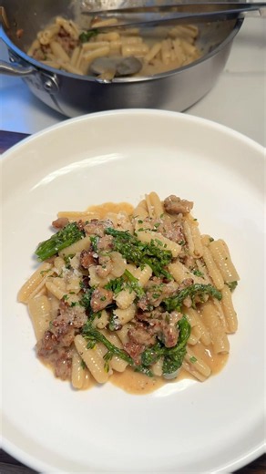 sausage and broccolini cavatelli #cooking #pasta #privatechef #chef