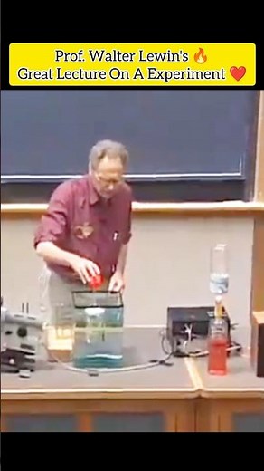 Prof. Walter Lewin's 🔥 Great Experiment On A Experiment ❤️ #motivation #walterlewin #physics