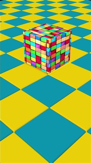 Infinite cube transformation cycle #roblox #satisfying #loop