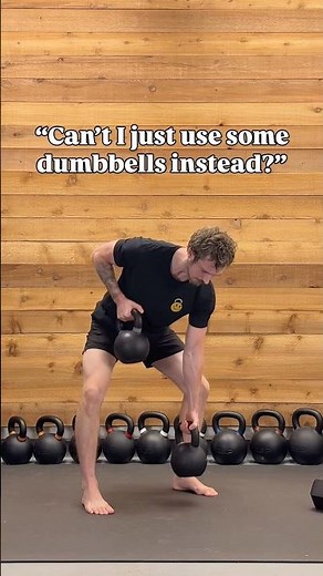 Kettlebells vs Dumbbells? Are they the same? #kettlebell #dumbbell #strength