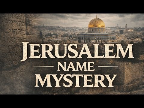 What Does Jerusalem Really Mean?